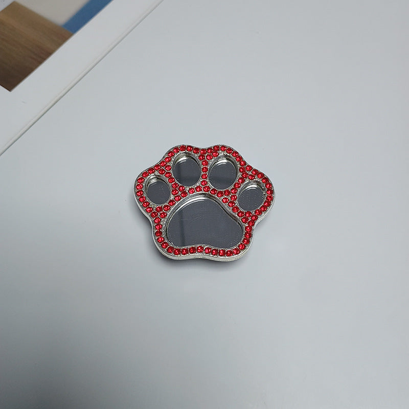 Cute Paw Print Mirror Bowlift