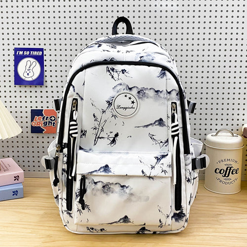 Artistic Landscape Print Backpack