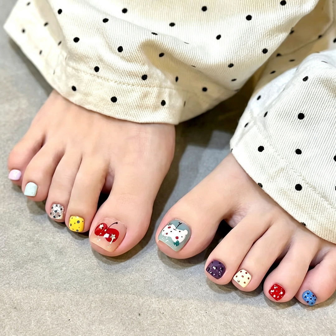Creative Themed Press-On Nail Collection Bowlift