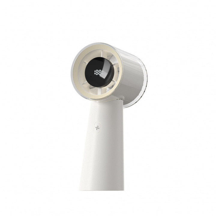 Women's portable handheld fan with intelligent temperature and speed control Bowlift