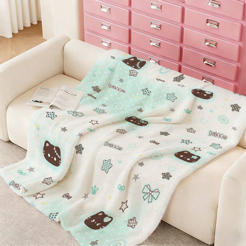 Star Patterned Soft Plush Blanket