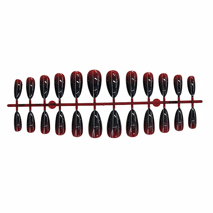 Ombre Glossy Stiletto Press-On Nails Bowlift
