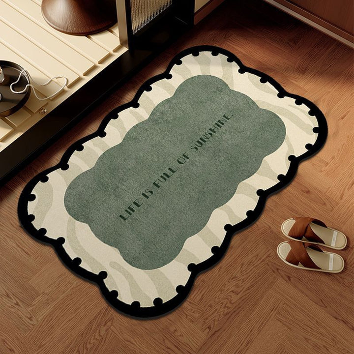 Cloud-Shaped Inspirational Mat