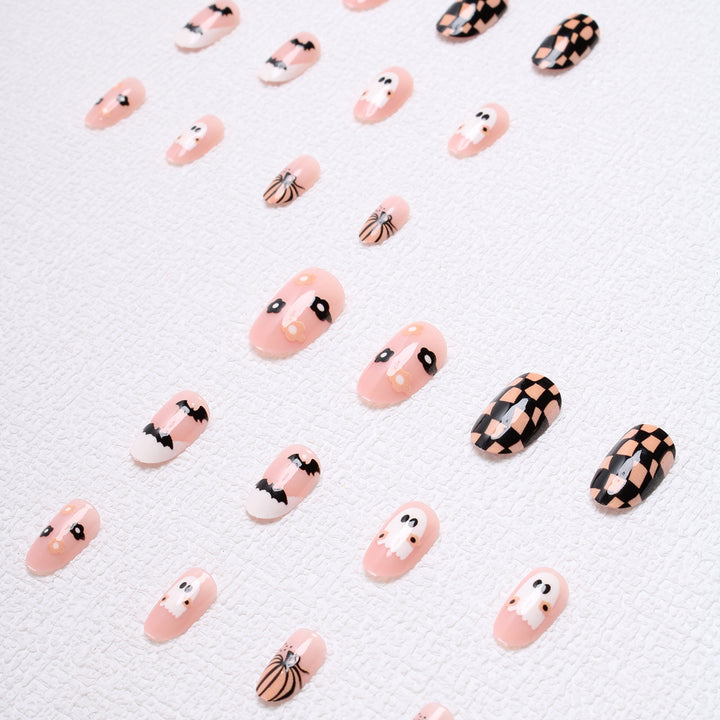 Halloween-Themed Press-On Nail Art Bowlift 1787370325