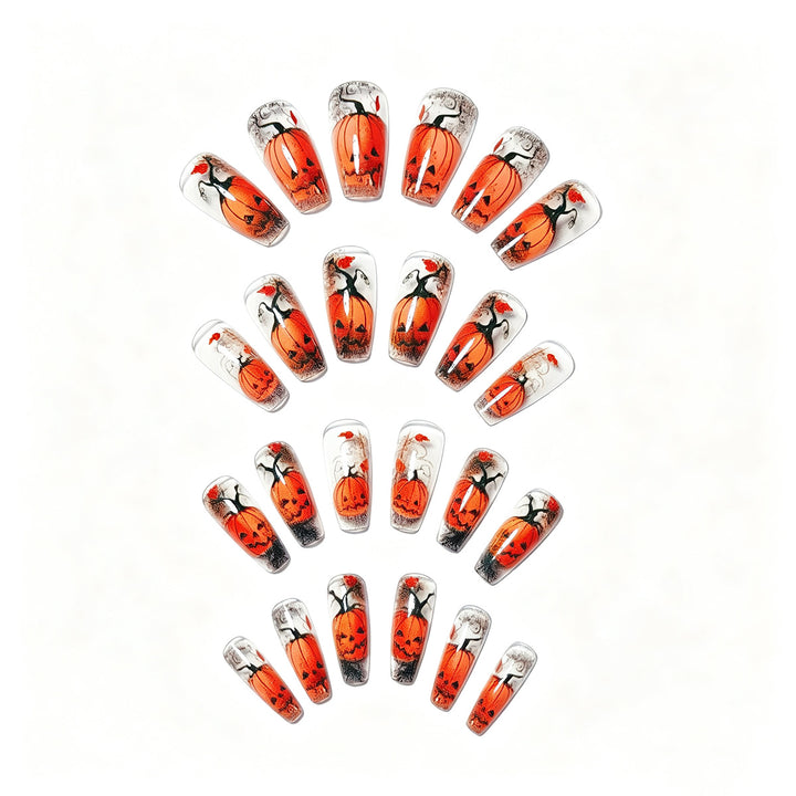 Artifical nails with Creative Halloween design Bowlift