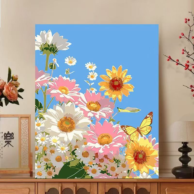 Floral Impressionist Canvas Art Print Bowlift