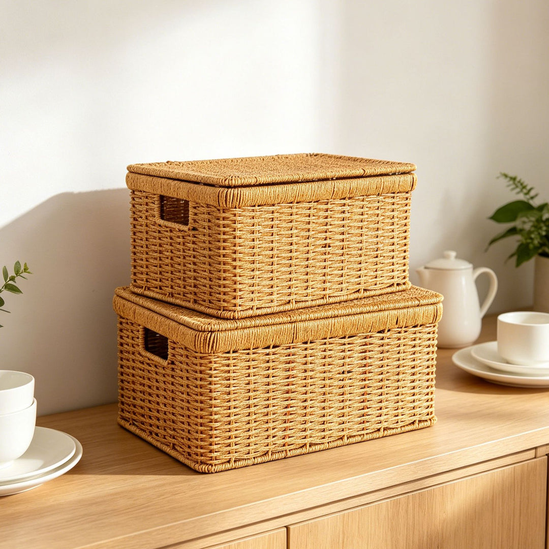 Woven Storage Basket Bowlift