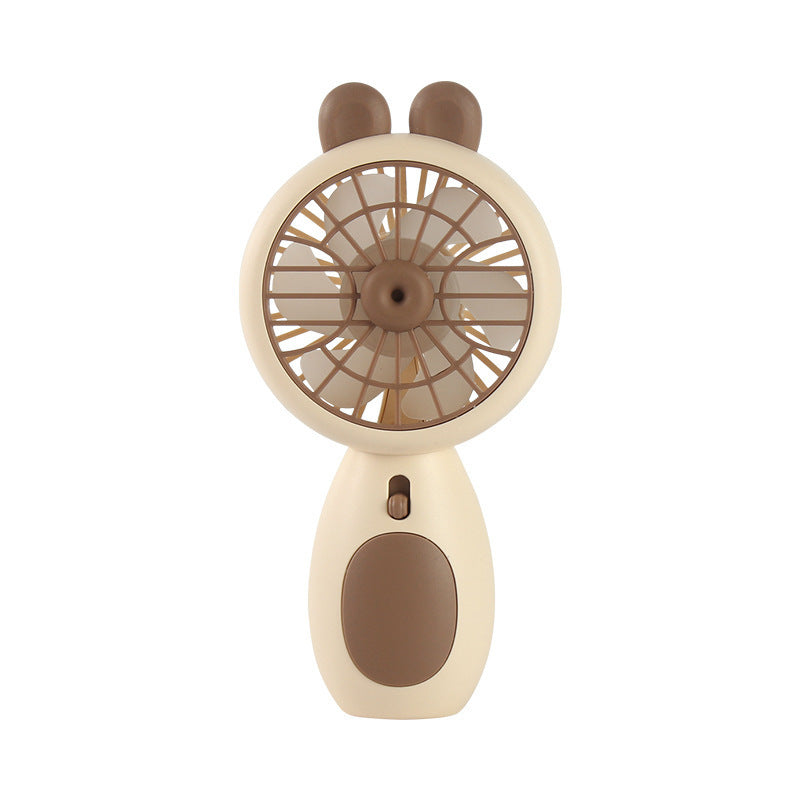 Women's Portable Handheld Fan with Cute Ears Bowlift