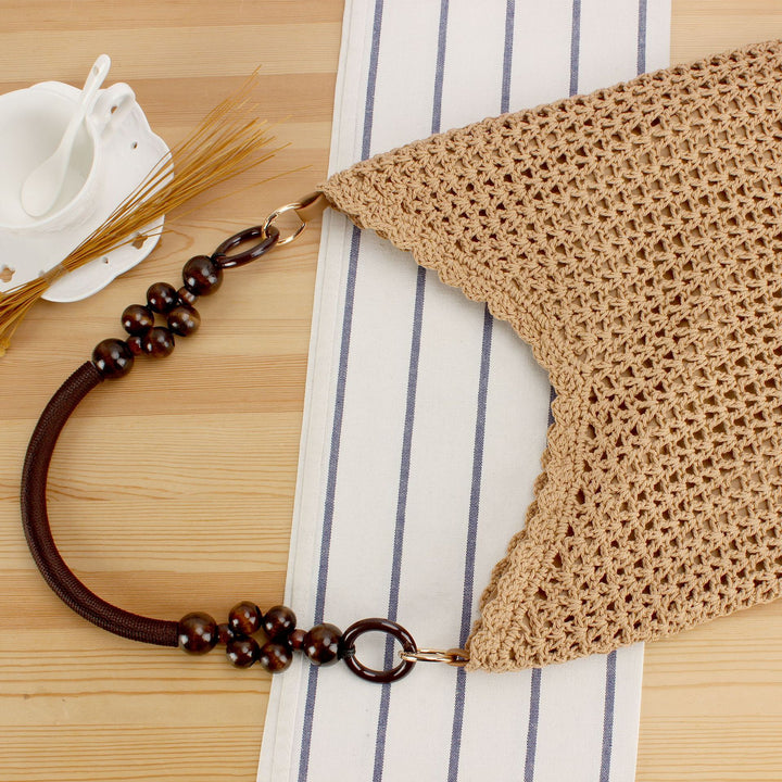 Handbag in Modern Crochet Style Bowlift