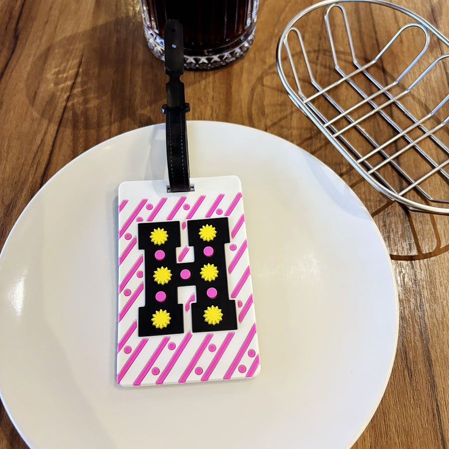 Playful Alphabet Luggage Tag Bowlift
