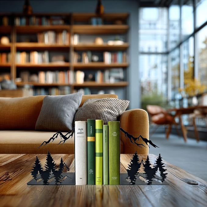 Mountain-Themed Bookend