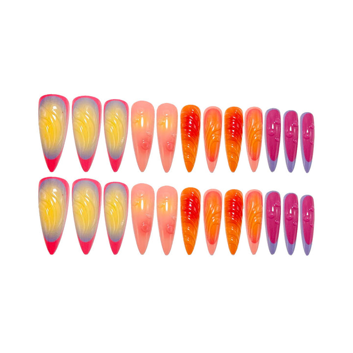 Creative Nail Tips with 3D Optics Bowlift