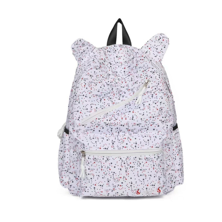 Backpack with Stylish Animal Ear Design and Multifunctional Compartments Bowlift