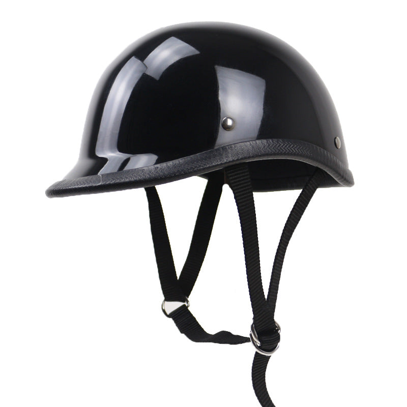 Classic Lightweight Motorcycle Safety Helmet Bowlift