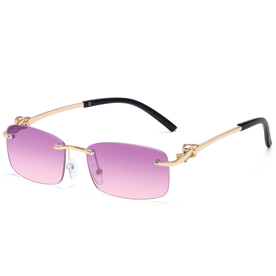 Women's elegant sunglasses with intricately designed metal frame Bowlift