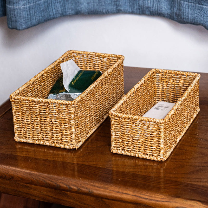 Ladies Rectangular Natural Basket Area Bowlift