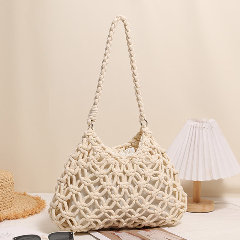 Handmade Macrame Shoulder Bag Bowlift