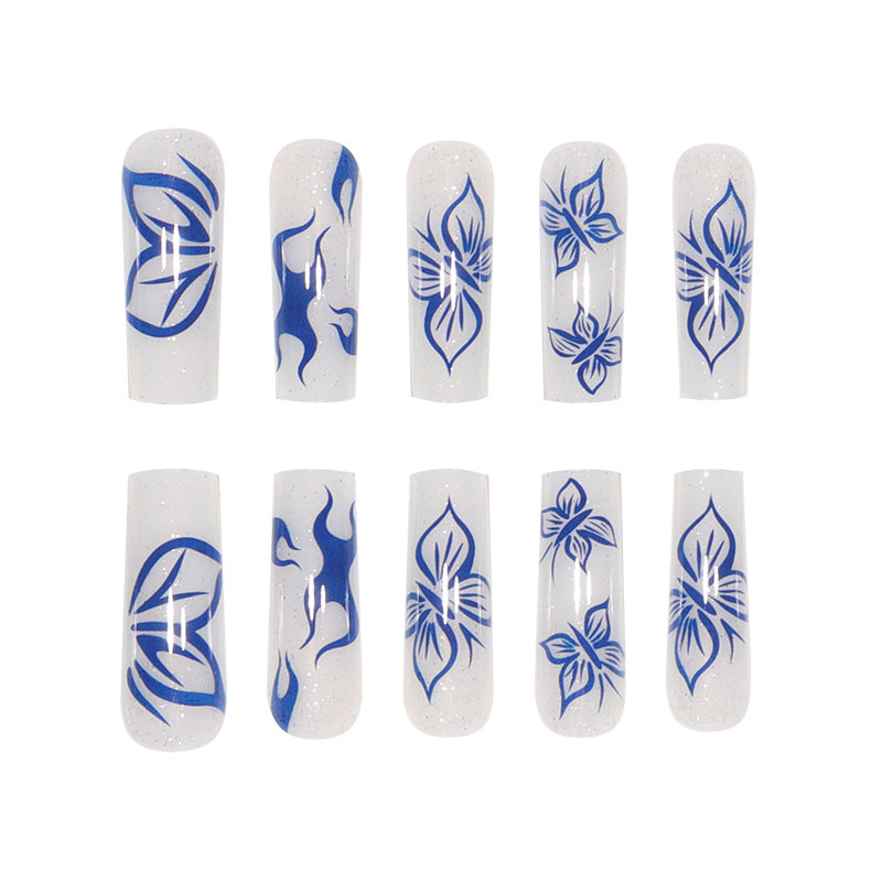 Floral-Inspired Stiletto Press-On Nails Bowlift