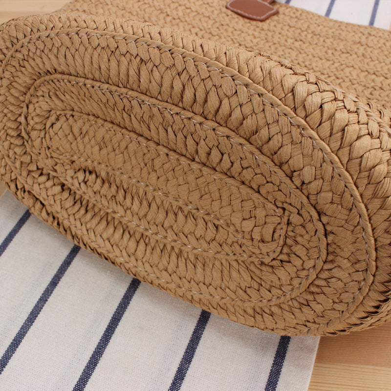 Beach bag in modern woven design Bowlift