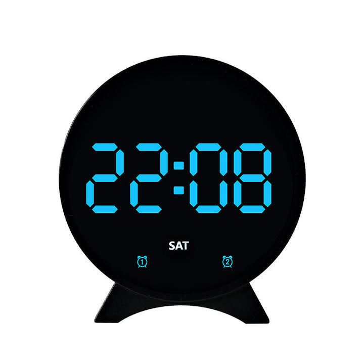 Digital alarm clock with large LED display and dual alarm function Bowlift