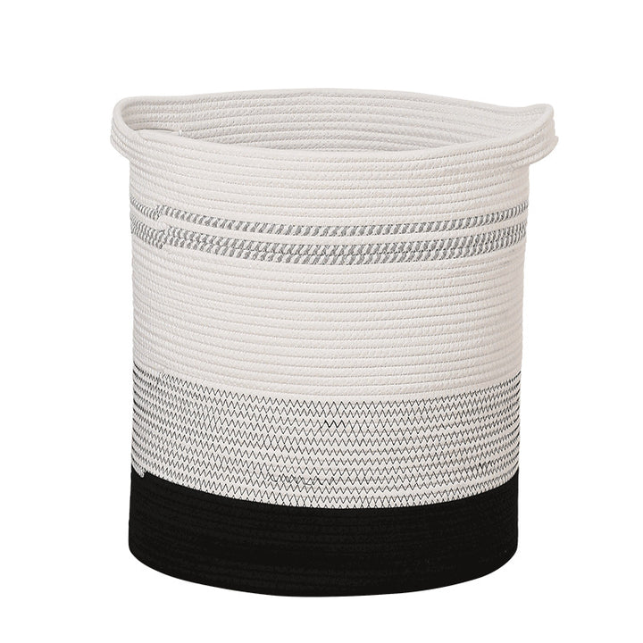 Women's storage basket with modern striped design Bowlift