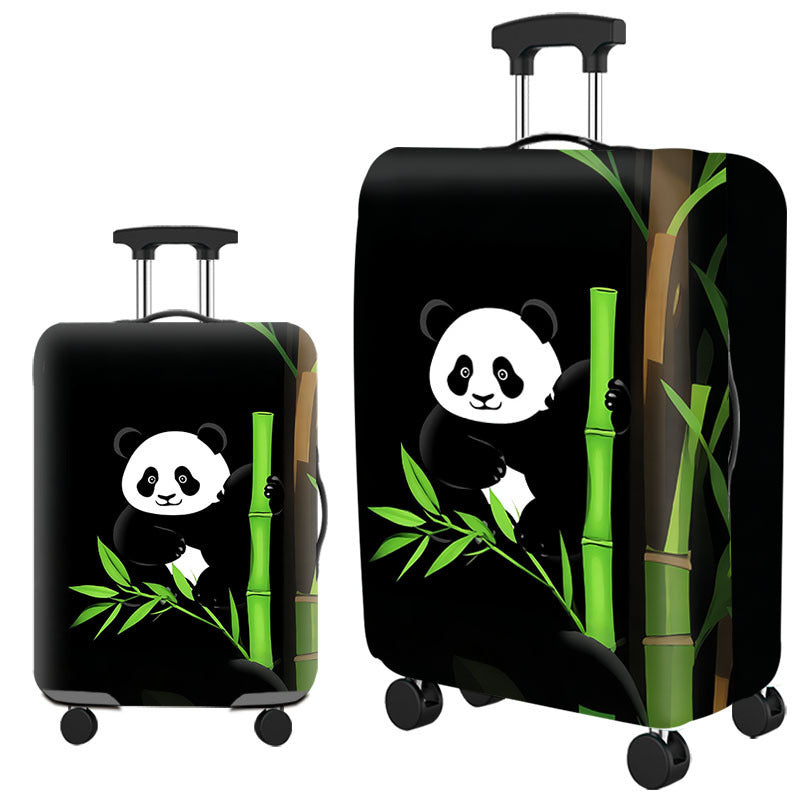 Artistic Cat-Themed Hard Shell Suitcase Bowlift