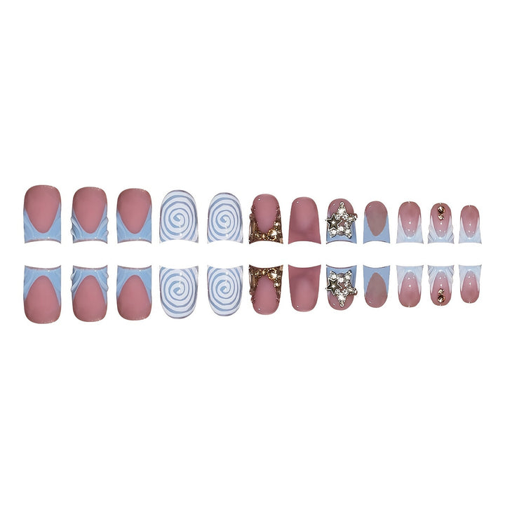 Decorative Press-On Nail Art Set Bowlift