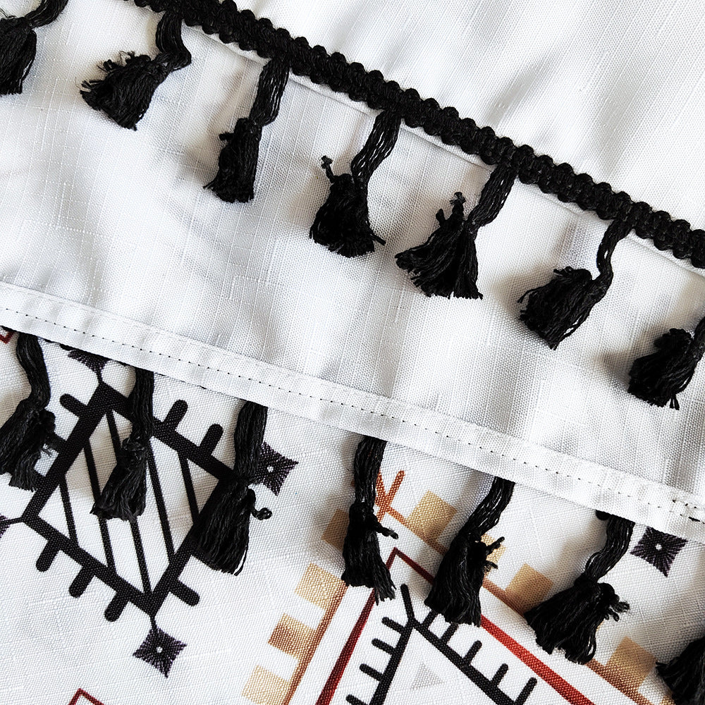 Artistic Patterned Shower Curtain Bowlift