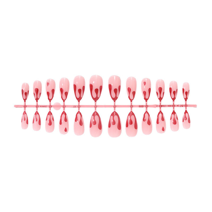 Artificial Nail Set with Modern Accents Bowlift