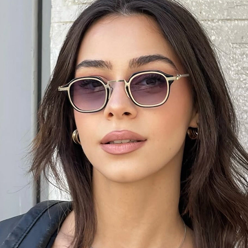 Women's square sunglasses with unique design and UV protection Bowlift