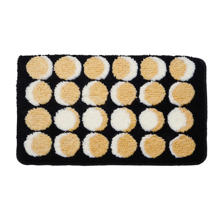 Fun and Playful Egg Pattern Bath Mat Bowlift