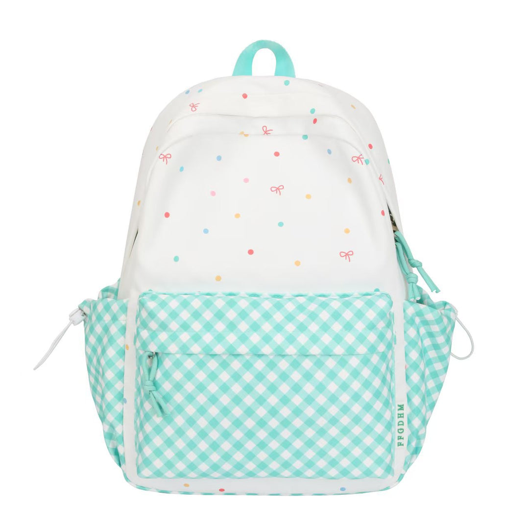 Cute Polka Dot Design Backpack Bowlift