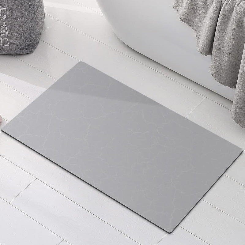 Luxurious Marble-Patterned Bath Mat Bowlift
