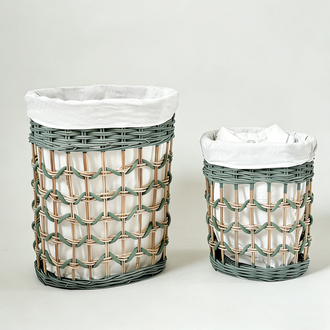 Stylish laundry basket with removable inner lining Bowlift