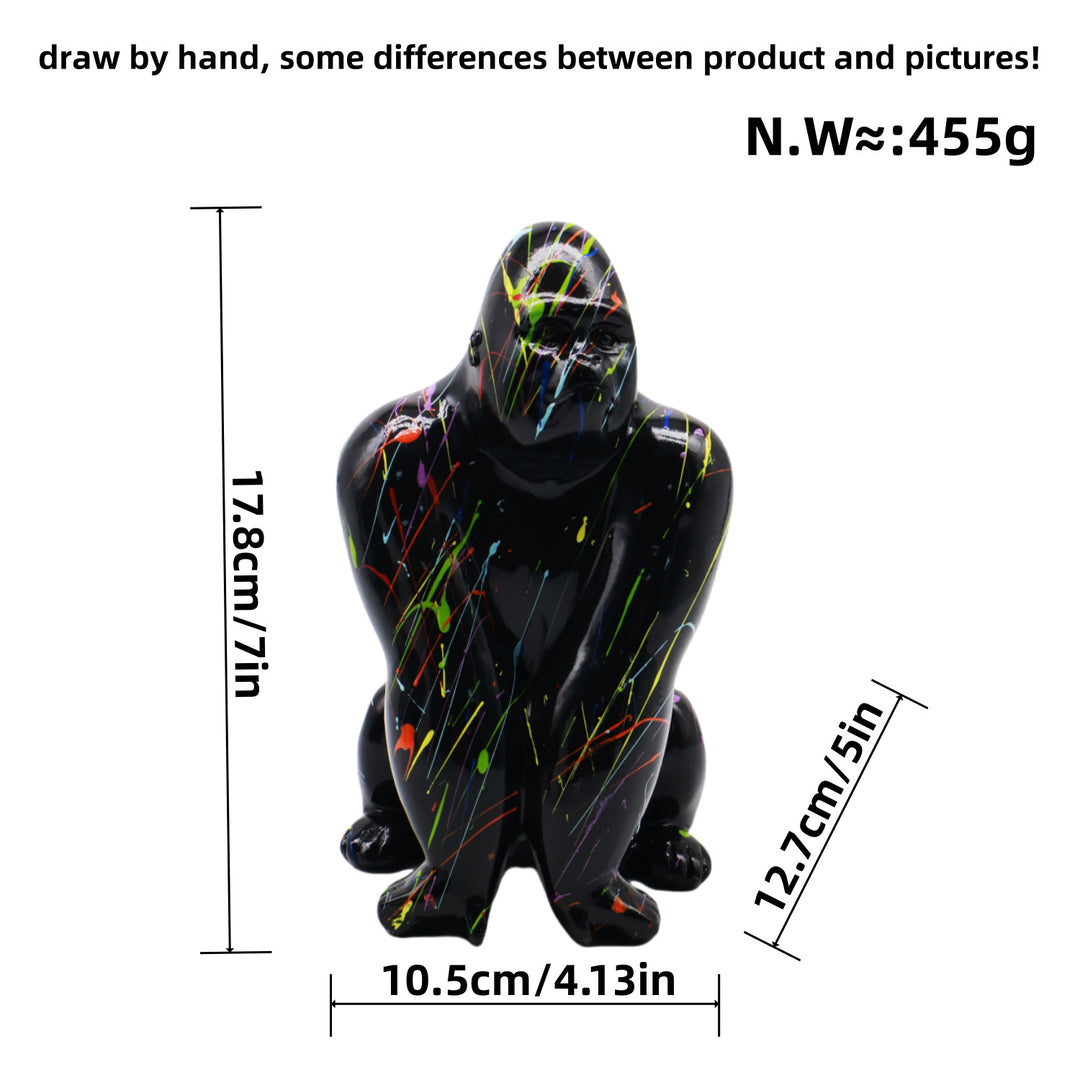 Artful Gorilla Sculpture Bowlift