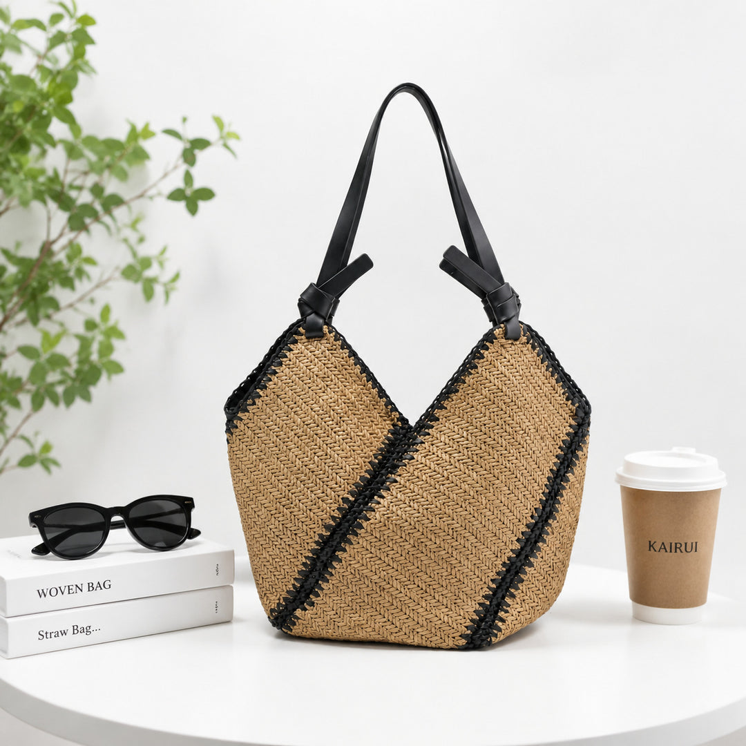 Designer bag with modern leather accents Bowlift