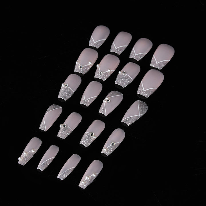 Elegant Matte Finish Press-On Nail Tips Bowlift