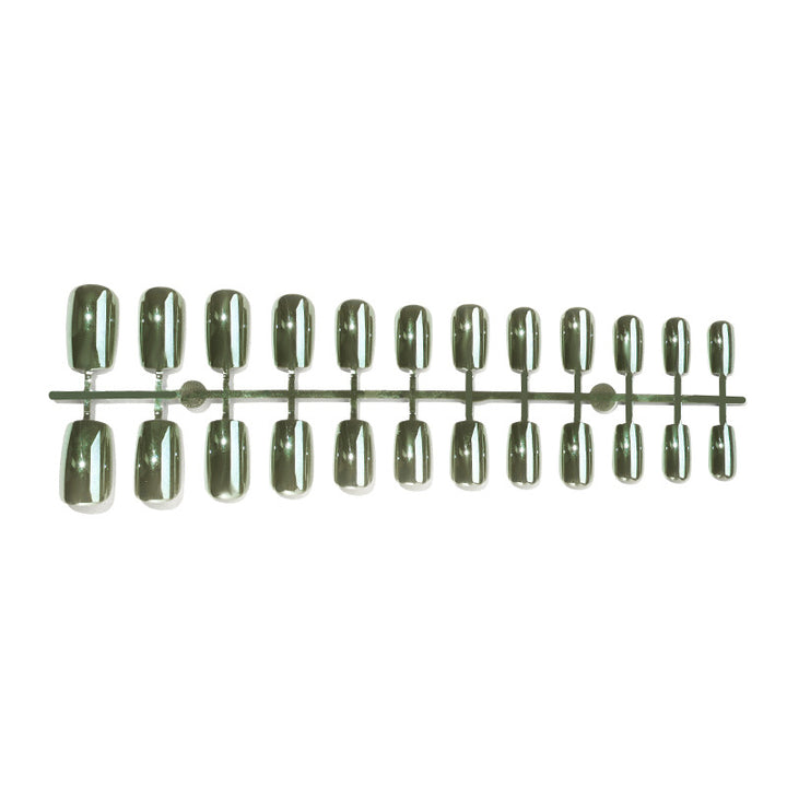 Glossy Press-On Nail Set Bowlift