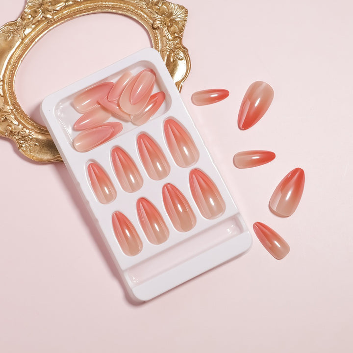 Glossy Faux Nail Set Bowlift