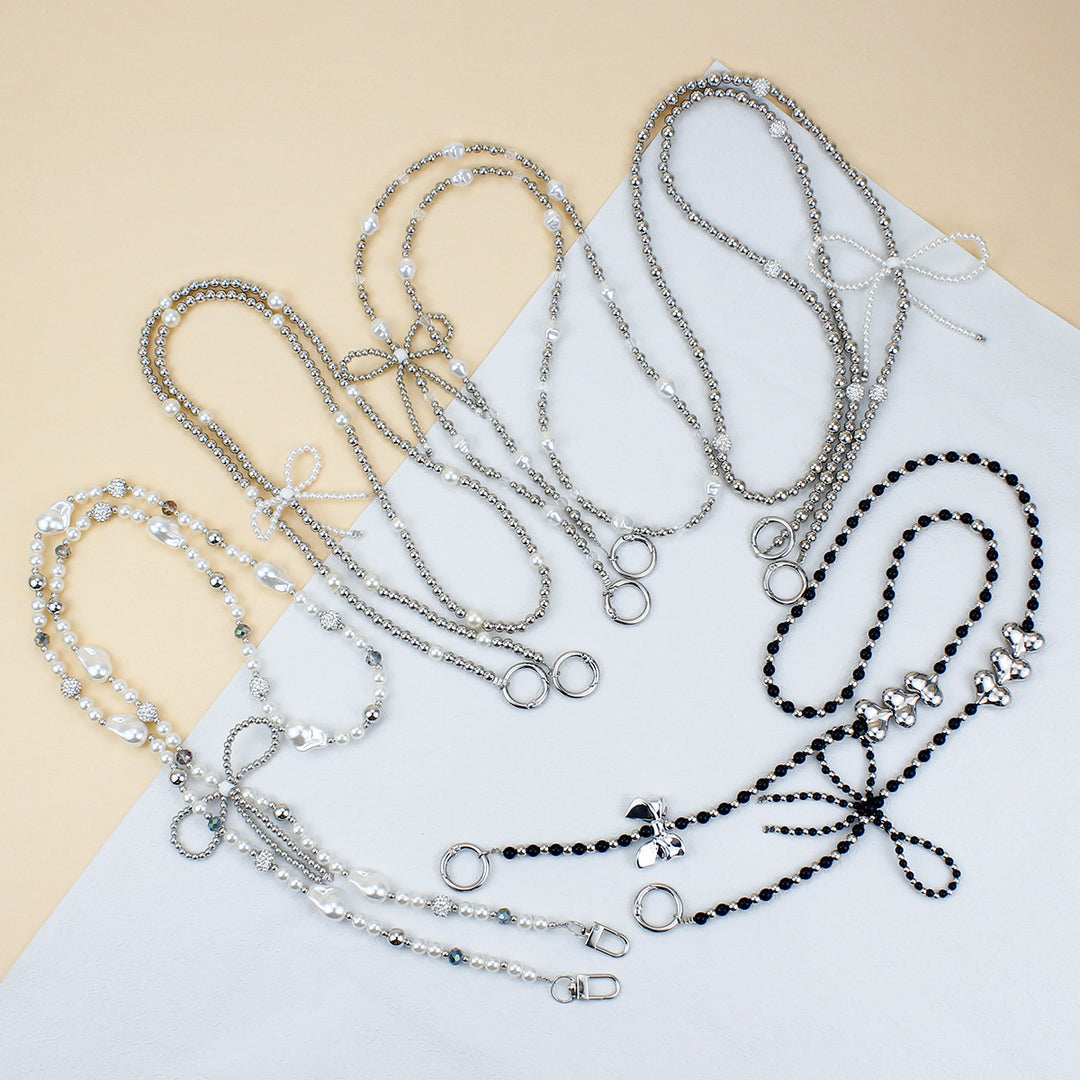 Elegant Pearl and Silver Necklace Bowlift