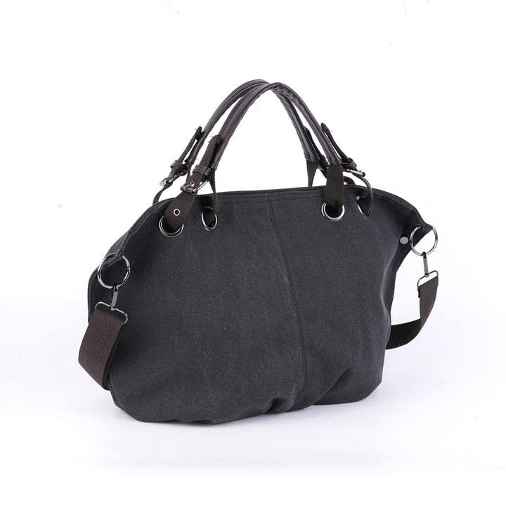 Stylish Multi-Pocket Canvas Handbag Bowlift