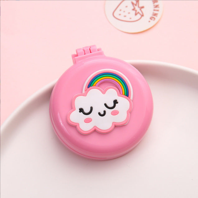 Women sweet and practical Compact Mirror Bowlift
