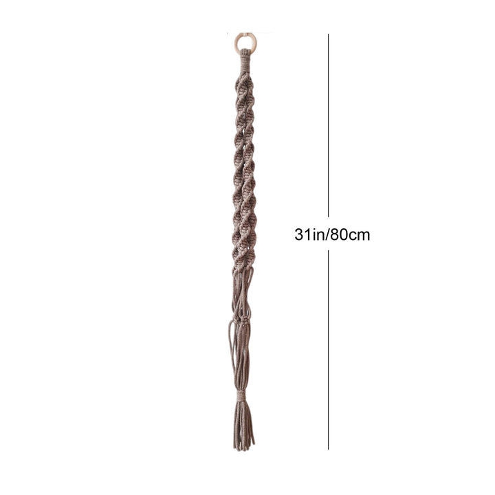 Macrame Wall Hanging Decor with Braided Design Bowlift
