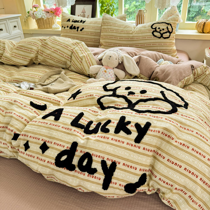 Playful Polka Dot Comforter Set