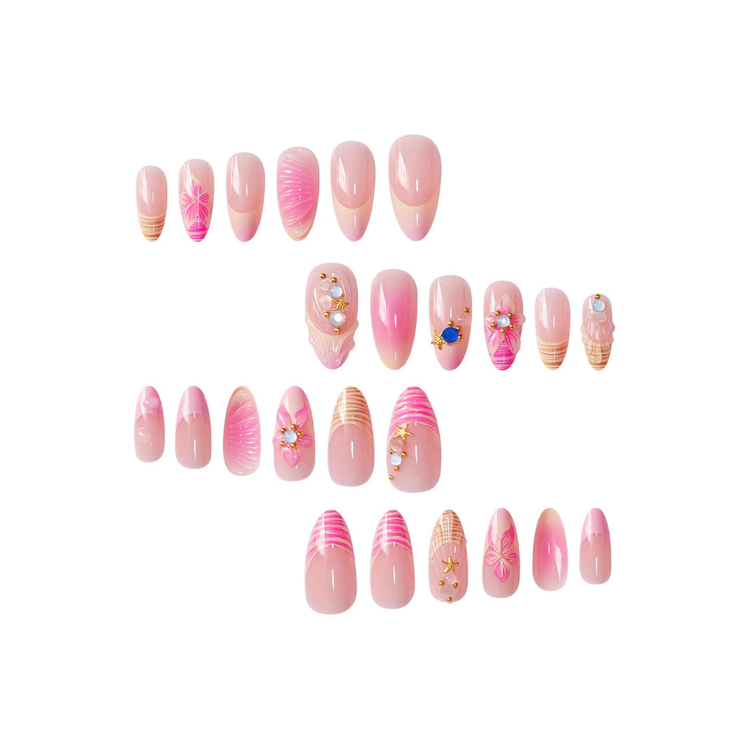 Floral Nail Art Bowlift