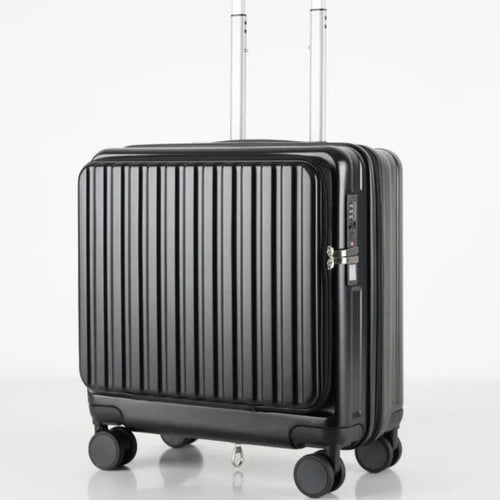 Unisex Lightweight High-Durability Hard-Shell Carry-On Suitcase Bowlift