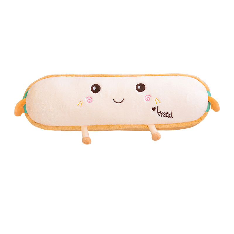 Plush Sandwich Cushion with Sweet Design Bowlift