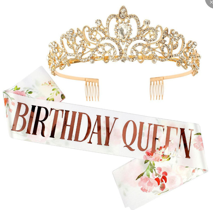 Women's Festive Crown with Elegant Sash Bowlift