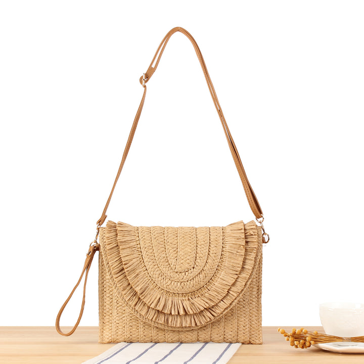 Fringe-Decorated Design Handbag Bowlift