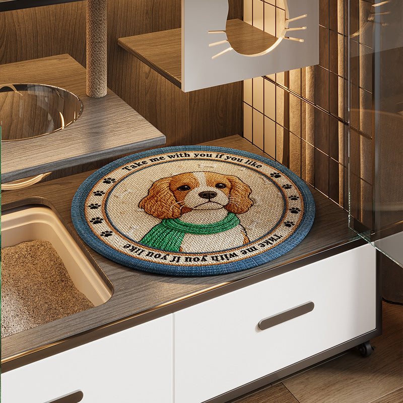 Soft and Durable Pet Food Mat Bowlift